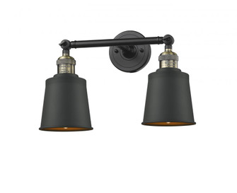 Addison - 2 Light - 16 inch - Black Antique Brass - Adjustable Bath Vanity Light (3442|208-BAB-M9-AB)