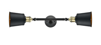 Addison - 2 Light - 5 inch - Black Antique Brass - Adjustable Bath Vanity Light (3442|208L-BAB-M9-BK)