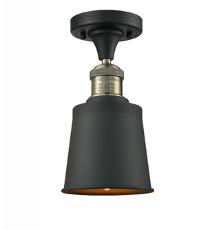 Addison - 1 Light - 5 inch - Black Antique Brass - Semi-Flush Mount (3442|517-1CH-BAB-M9-BK-LED)
