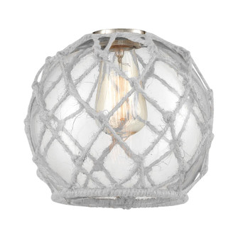 Farmhouse Rope Clear Glass with White Rope Glass (3442|G122-8RW)