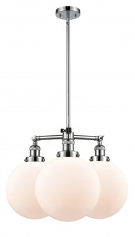 Beacon - 3 Light - 24 inch - Polished Chrome - Stem Hung - Chandelier (3442|207-PC-G201-10-LED)