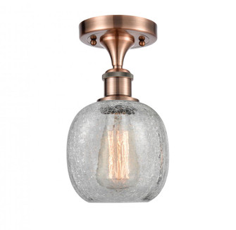 Belfast - 1 Light - 6 inch - Antique Copper - Semi-Flush Mount (3442|516-1C-AC-G105)