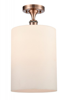 Cobbleskill - 1 Light - 9 inch - Antique Copper - Semi-Flush Mount (3442|516-1C-AC-G111-L)