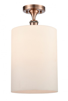 Cobbleskill - 1 Light - 9 inch - Antique Copper - Semi-Flush Mount (3442|516-1C-AC-G111-L-LED)