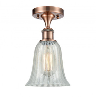 Hanover - 1 Light - 6 inch - Antique Copper - Semi-Flush Mount (3442|516-1C-AC-G2811-LED)