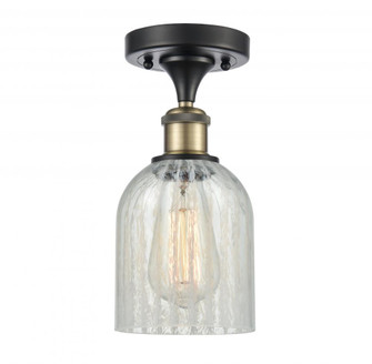 Caledonia - 1 Light - 5 inch - Black Antique Brass - Semi-Flush Mount (3442|516-1C-BAB-G2511-LED)