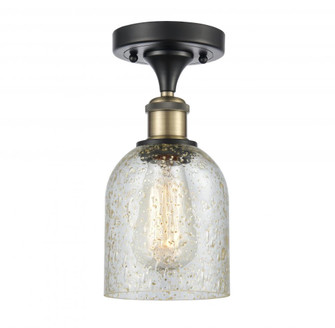 Caledonia - 1 Light - 5 inch - Black Antique Brass - Semi-Flush Mount (3442|516-1C-BAB-G259)