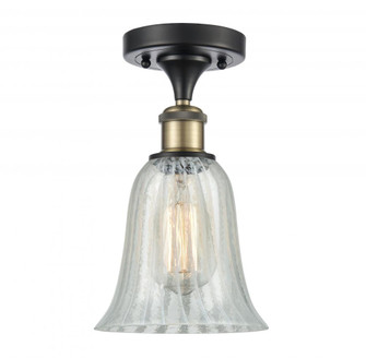Hanover - 1 Light - 6 inch - Black Antique Brass - Semi-Flush Mount (3442|516-1C-BAB-G2811-LED)