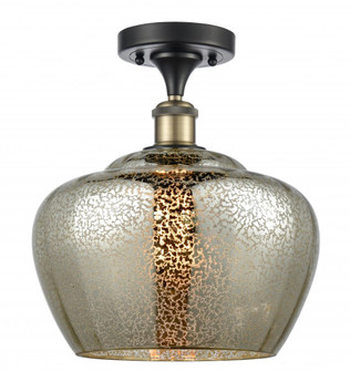 Fenton - 1 Light - 11 inch - Black Antique Brass - Semi-Flush Mount (3442|516-1C-BAB-G96-L)