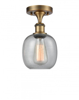 Belfast - 1 Light - 6 inch - Brushed Brass - Semi-Flush Mount (3442|516-1C-BB-G104)