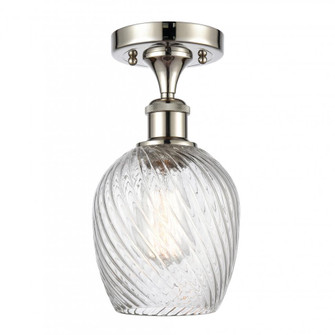 Salina - 1 Light - 6 inch - Polished Nickel - Semi-Flush Mount (3442|516-1C-PN-G292-LED)