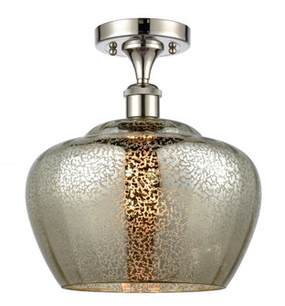 Fenton - 1 Light - 11 inch - Polished Nickel - Semi-Flush Mount (3442|516-1C-PN-G96-L)