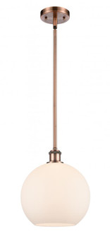 Athens - 1 Light - 10 inch - Antique Copper - Mini Pendant (3442|516-1S-AC-G121-10)