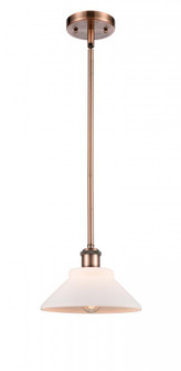Orwell - 1 Light - 8 inch - Antique Copper - Mini Pendant (3442|516-1S-AC-G131-LED)