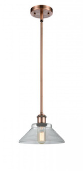 Orwell - 1 Light - 8 inch - Antique Copper - Mini Pendant (3442|516-1S-AC-G132-LED)