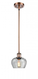 Fenton - 1 Light - 7 inch - Antique Copper - Mini Pendant (3442|516-1S-AC-G92-LED)