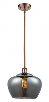 Fenton - 1 Light - 11 inch - Antique Copper - Mini Pendant (3442|516-1S-AC-G93-L-LED)