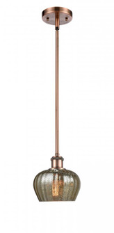 Fenton - 1 Light - 7 inch - Antique Copper - Mini Pendant (3442|516-1S-AC-G96-LED)
