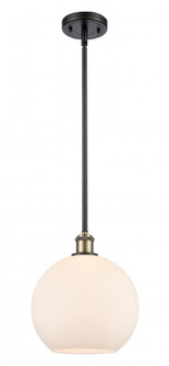 Athens - 1 Light - 10 inch - Black Antique Brass - Mini Pendant (3442|516-1S-BAB-G121-10-LED)