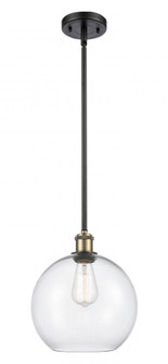 Athens - 1 Light - 10 inch - Black Antique Brass - Mini Pendant (3442|516-1S-BAB-G122-10)