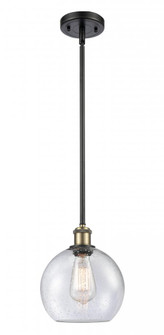 Athens - 1 Light - 8 inch - Black Antique Brass - Mini Pendant (3442|516-1S-BAB-G124-LED)