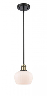 Fenton - 1 Light - 7 inch - Black Antique Brass - Mini Pendant (3442|516-1S-BAB-G91-LED)