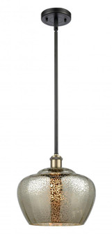 Fenton - 1 Light - 11 inch - Black Antique Brass - Mini Pendant (3442|516-1S-BAB-G96-L-LED)