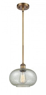 Gorham - 1 Light - 10 inch - Brushed Brass - Mini Pendant (3442|516-1S-BB-G249-LED)
