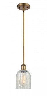 Caledonia - 1 Light - 5 inch - Brushed Brass - Mini Pendant (3442|516-1S-BB-G2511-LED)