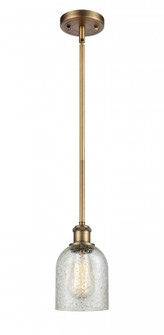 Caledonia - 1 Light - 5 inch - Brushed Brass - Mini Pendant (3442|516-1S-BB-G259)