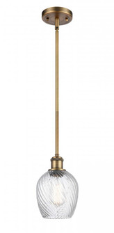 Salina - 1 Light - 6 inch - Brushed Brass - Mini Pendant (3442|516-1S-BB-G292-LED)