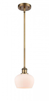 Fenton - 1 Light - 7 inch - Brushed Brass - Mini Pendant (3442|516-1S-BB-G91-LED)