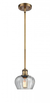 Fenton - 1 Light - 7 inch - Brushed Brass - Mini Pendant (3442|516-1S-BB-G92)