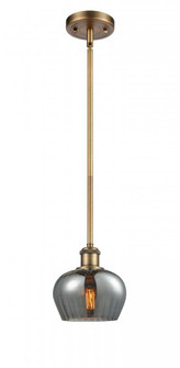 Fenton - 1 Light - 7 inch - Brushed Brass - Mini Pendant (3442|516-1S-BB-G93)