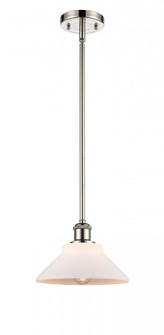 Orwell - 1 Light - 8 inch - Polished Nickel - Mini Pendant (3442|516-1S-PN-G131)