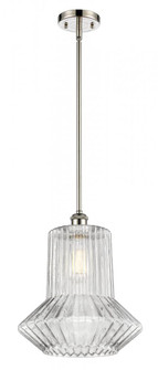 Springwater - 1 Light - 12 inch - Polished Nickel - Mini Pendant (3442|516-1S-PN-G212-LED)