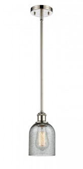 Caledonia - 1 Light - 5 inch - Polished Nickel - Mini Pendant (3442|516-1S-PN-G257-LED)