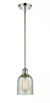 Caledonia - 1 Light - 5 inch - Polished Nickel - Mini Pendant (3442|516-1S-PN-G259-LED)