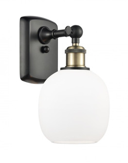 Belfast - 1 Light - 6 inch - Black Antique Brass - Sconce (3442|516-1W-BAB-G101-LED)