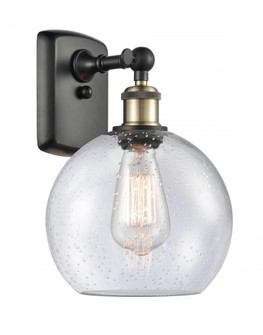 Athens - 1 Light - 8 inch - Black Antique Brass - Sconce (3442|516-1W-BAB-G124-LED)