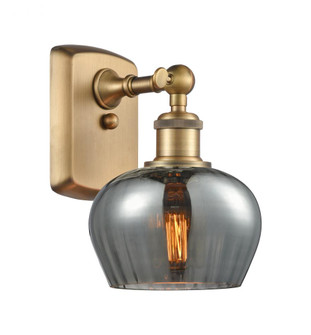 Fenton - 1 Light - 7 inch - Brushed Brass - Sconce (3442|516-1W-BB-G93-LED)