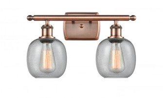 Belfast - 2 Light - 16 inch - Antique Copper - Bath Vanity Light (3442|516-2W-AC-G104)