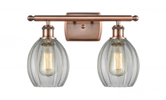 Eaton - 2 Light - 16 inch - Antique Copper - Bath Vanity Light (3442|516-2W-AC-G82)