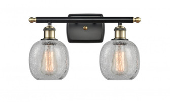 Belfast - 2 Light - 16 inch - Black Antique Brass - Bath Vanity Light (3442|516-2W-BAB-G105-LED)