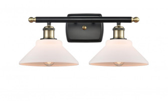 Orwell - 2 Light - 18 inch - Black Antique Brass - Bath Vanity Light (3442|516-2W-BAB-G131-LED)