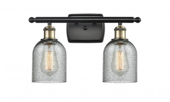 Caledonia - 2 Light - 15 inch - Black Antique Brass - Bath Vanity Light (3442|516-2W-BAB-G257)