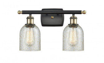 Caledonia - 2 Light - 15 inch - Black Antique Brass - Bath Vanity Light (3442|516-2W-BAB-G259-LED)