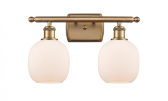Belfast - 2 Light - 16 inch - Brushed Brass - Bath Vanity Light (3442|516-2W-BB-G101-LED)