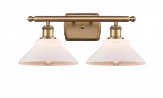 Orwell - 2 Light - 18 inch - Brushed Brass - Bath Vanity Light (3442|516-2W-BB-G131-LED)