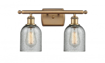 Caledonia - 2 Light - 15 inch - Brushed Brass - Bath Vanity Light (3442|516-2W-BB-G257)